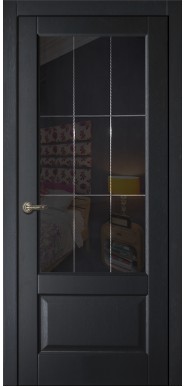 Двери ARIA с черным стеклом