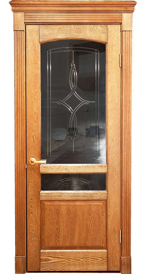 Двери FANTASIA с черным стеклом