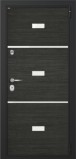  Панель внешняя: LAMINA Черный кедрВставки внешние: AKRILA Бланка A004