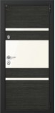  Панель внешняя: LAMINA Черный кедрВставки внешние: AKRILA Бланка A003